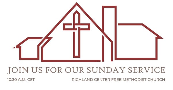 Join Us for Our Sunday Service at 10:30 AM Central
